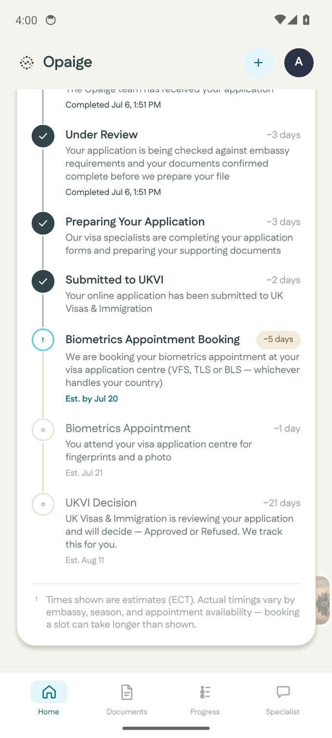 The full approval journey