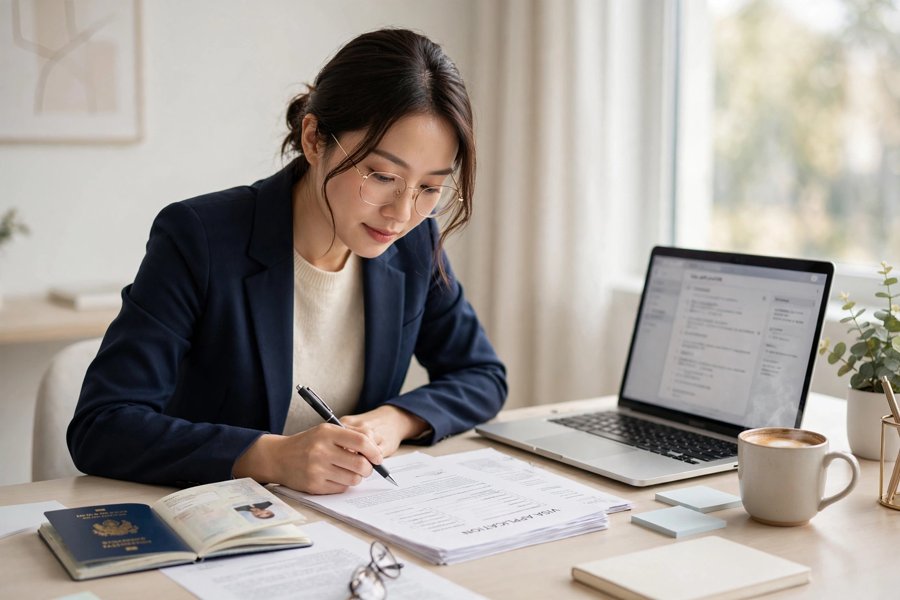 A specialist reviews and prepares your application